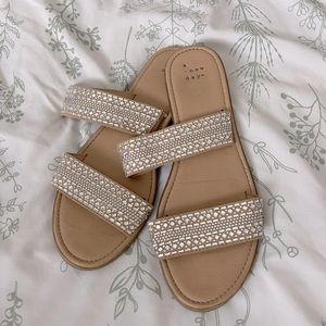 Rhinestone sandals